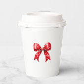 Santa Baby Christmas Baby Shower Welcome  紙コップ (裏面)