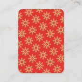 Santa Baby Christmas Diaper Raffle Card エンクロージャーカード (裏面)