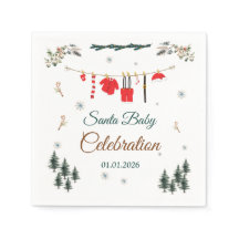 Santa Baby Christmas Themed Baby Shower