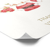 Santa Baby Clothes Boy Baby Shower Gifts and Cards ポスター (角)