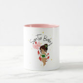 Santa Baby Cute Coffee Christmas Mug マグカップ (中央)