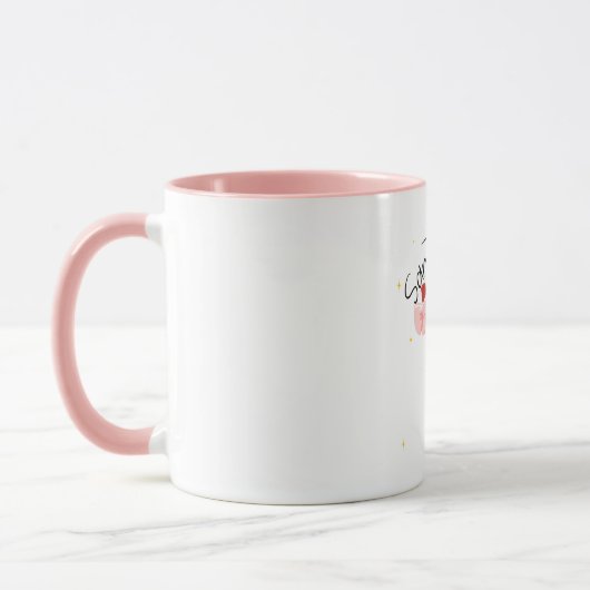 Santa Baby Cute Coffee Christmas Mug マグカップ (左)