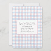 Santa Baby Gender Reveal Invitation 招待状 (裏面)