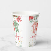Santa Baby Girl Christmas Baby Shower Paper cup 紙コップ (右)