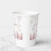 Santa Baby Girl Christmas Baby Shower Paper cup 紙コップ (右)