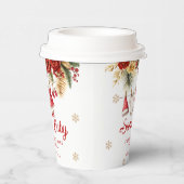 Santa Baby Holiday Winter Christmas Baby Shower 紙コップ (右)