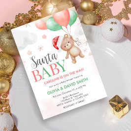 Santa Baby Shower  招待状