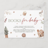 Santa Baby Shower Book Request エンクロージャーカード (正面)