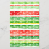 Santa Baby shower bow, Santa hat Baby Bingo game チラシ (裏面)