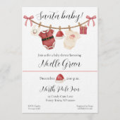 Santa Baby Shower Invitation 招待状 (正面)