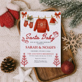 Santa Baby Shower Invitation  招待状