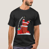 Santa Back in Business — Funny Christmas Chimney Tシャツ (正面)