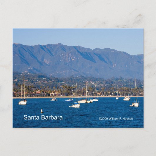 Santa Bara Sailbots Products，カリフォルニア ポストカード (正面)