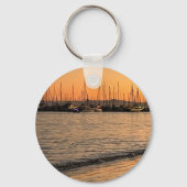 Santa Barbara at Sunset キーホルダー (裏面)