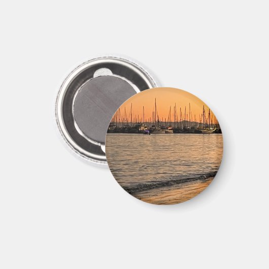 Santa Barbara at Sunset マグネット (正面/裏面)