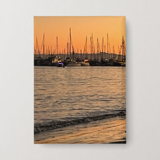 Santa Barbara at Sunset 缶バッジ