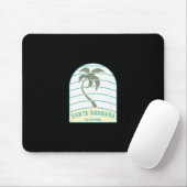 Santa Barbara Beach California Palm Tree Ca Vacati マウスパッド (マウス)