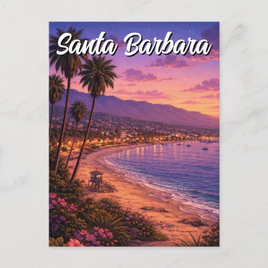 Santa Barbara California ポストカード (正面)