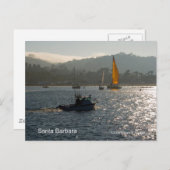 Santa Barbara Sunset Products，カリフォルニア ポストカード (正面/裏面)