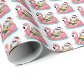 Santa Beach Christmas ラッピングペーパー (ロールコーナー)