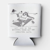 Santa Beach Time can cooler 缶クーラー (正面)