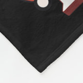 Santa Bigfoot Christmas Lights Funny Sasquatch Bel フリースブランケット (角)