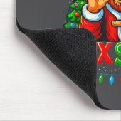 Santa Bigfoot Christmas Sasquatch 67 Funny Meme Si マウスパッド (コーナー)