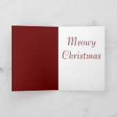 Santa BoBo – 黒猫クリスマスグリーティングカード(2) シーズンカード (内部)