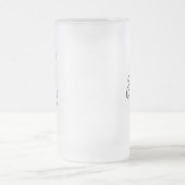 Santa “Bottoms Up” Funny Holiday Party Gift フロストグラスビールジョッキ (中央)