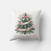 Santa, Bring More Pink! – Elegant Christmas クッション (裏面)