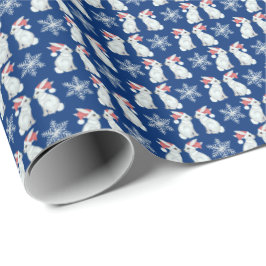 Santa Bunnies Wrapping Paper ラッピングペーパー
