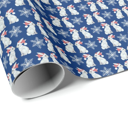 Santa Bunnies Wrapping Paper ラッピングペーパー (ロールコーナー)