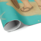 Santa By the Shore ラッピングペーパー (ロールコーナー)