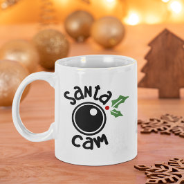 Santa Cam, Funny Christmas コーヒーマグカップ