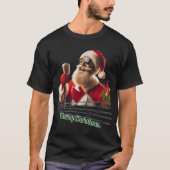 Santa Cantante Rock and Roll Tシャツ (正面)