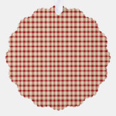 Santa Cap Baseball Dad Personalized オーナメントカード (裏面)