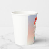 Santa Cat: Bao Bao in Christmas Stocking Art 紙コップ (右)