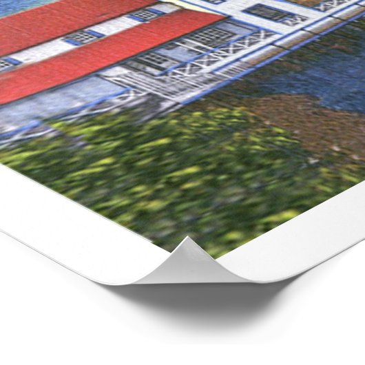 Santa Catalinaのポスタ縁どート付き/14 x 17 ポスター (角)