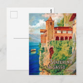 Santa Caterina del Sasso、Lake Maggiore、イタリア ポストカード (正面/裏面)