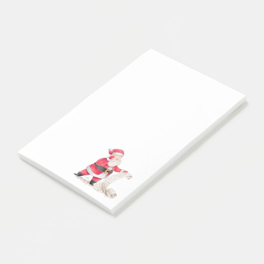 Santa Checking his Nice List ポストイット (アングル)