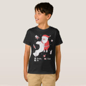 Santa Checking The Nice And Naughty List I Tried Tシャツ (正面フル)