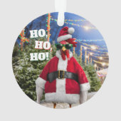 Santa Chicken オーナメント (裏面)