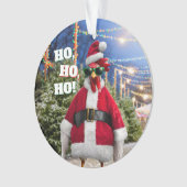 Santa Chicken オーナメント (正面)