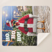 Santa Chicken シェルパブランケット (正面(横))