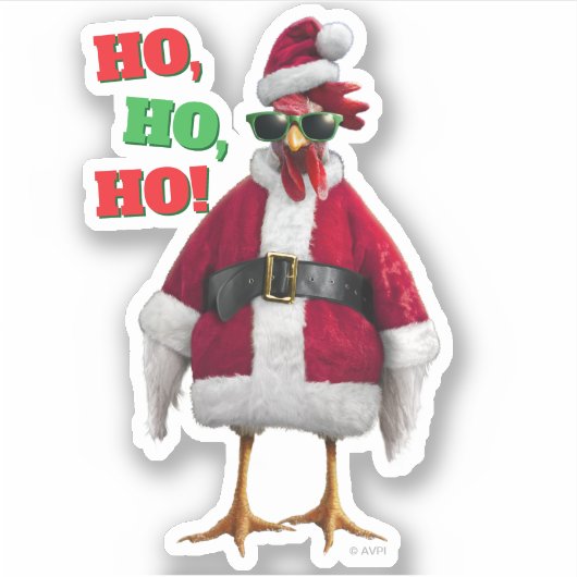 Santa Chicken シール (正面)