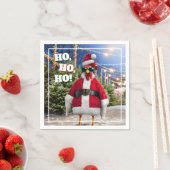 Santa Chicken スタンダードカクテルナプキン (インサイチュ)