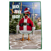 Santa Chicken ミディアムペーパーバッグ (裏面)