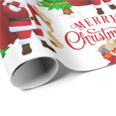 Santa Child's Name Merry Christmasより ラッピングペーパー (ロールコーナー)