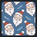 Santa Child's Name Merry Christmas Familyから スクエアシール<br><div class="desc">2023年カラフルのメリー新年2023年のクリスマスのための明るいクリスマス2023家族の休日ギフトとトレンディーデザインスタイリッシュ</div>