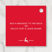 Santa Christmasの承認を受けたニースリスト会員 フェイバータグ (裏面)